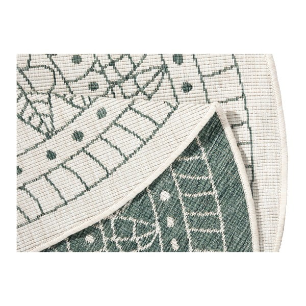 Porto zöld kültéri szőnyeg, ø 140 cm - NORTHRUGS-image-3