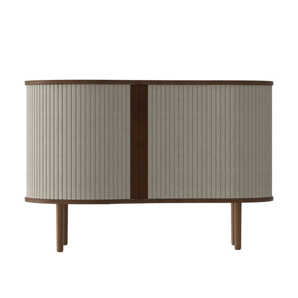 Barna-bézs alacsony komód tölgyfa dekorral, tolóajtóval 100x67 cm Audacious – UMAGE-image-3