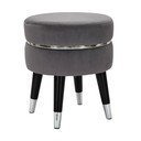 Szürke bársony lábtartó Paris – Mauro Ferretti