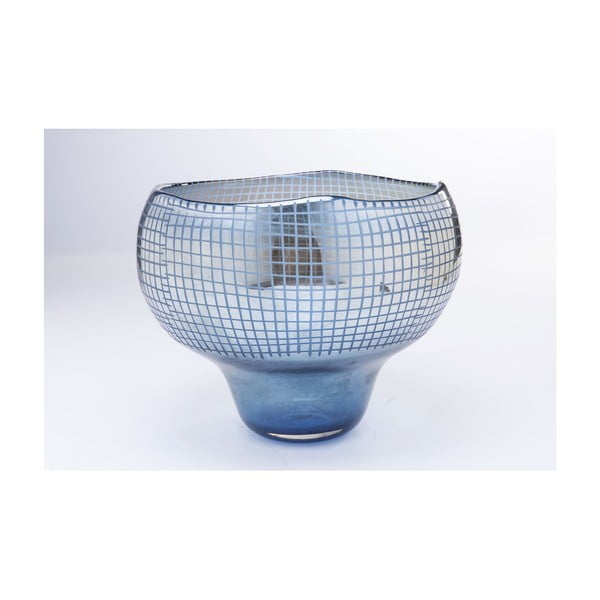 Kék váza, magasság 28 cm - Kare Design