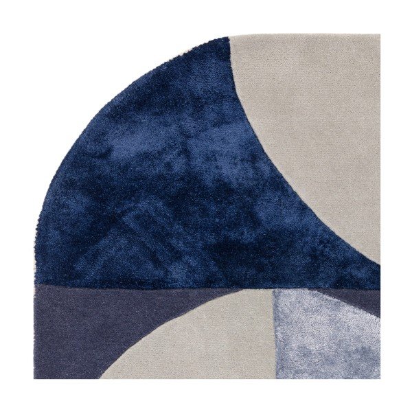 Sötétkék gyapjú szőnyeg 160x230 cm Indigo – Asiatic Carpets-image-4