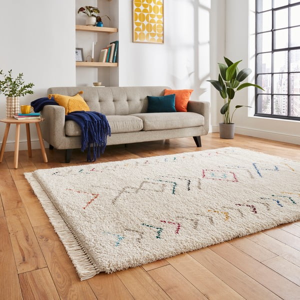 Krémszínű szőnyeg 160x220 cm Boho – Think Rugs-image-1