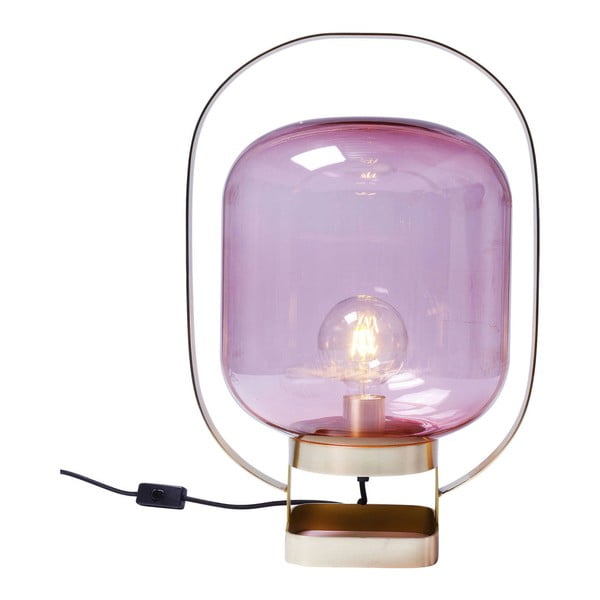 Jupiter rózsaszín asztali lámpa - Kare Design