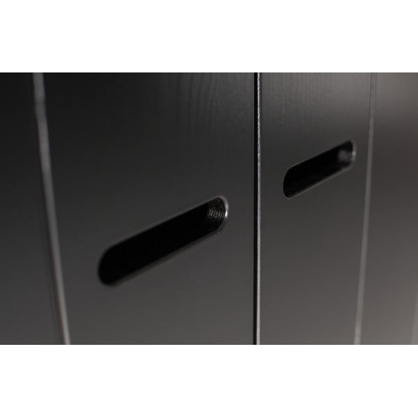 Connect fekete ruhásszekrény borovi fenyő konstrukcióval, szélesség 94 cm - WOOOD-image-4