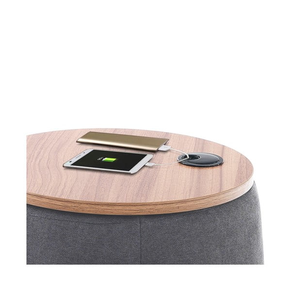 Bamil szürke puff tárolóhellyel - Tomasucci-image-3