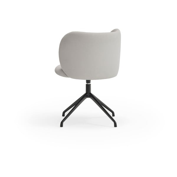 Világosszürke kárpitozott étkezőfotel Mogi – Teulat-image-4