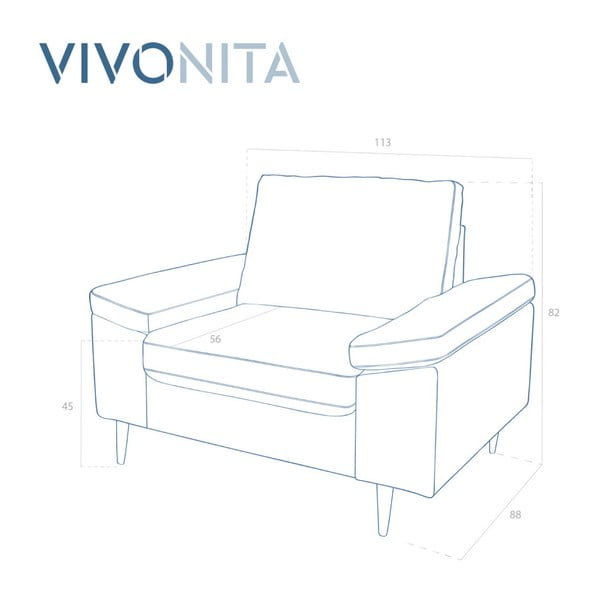 Nathan barna fotel - Vivonita-image-1