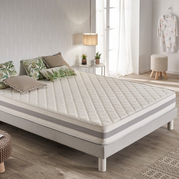 Kemény-közepes keménységű kétoldalas-hőszabályozó hab matrac 120x200 cm Naturcare Aloe Vera – Moonia-image-2