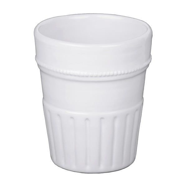 Fehér kerámia pohár, 280 ml - Ego Dekor