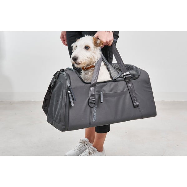 Hordozó táska kutyáknak 28x55 cm Volata Asphalt S/M – MiaCara-image-1