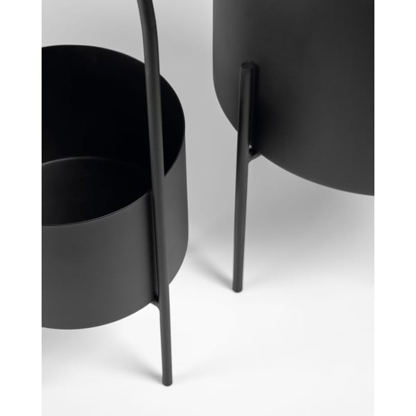 Fém kaspó szett 2 db-os ø 25 cm Mash – Kave Home-image-4