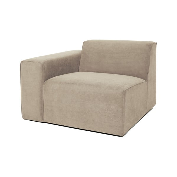 Sting bézs kordbársony kanapé modul, bal oldali - Scandic-image-2
