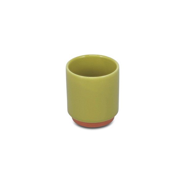 Zöld-narancssárga kőedény csésze 270 ml Duo – ONA-image-3
