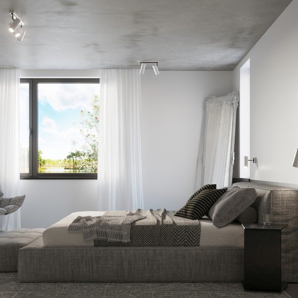 Fehér spotlámpa 8x8 cm Mira – Sollux-image-4