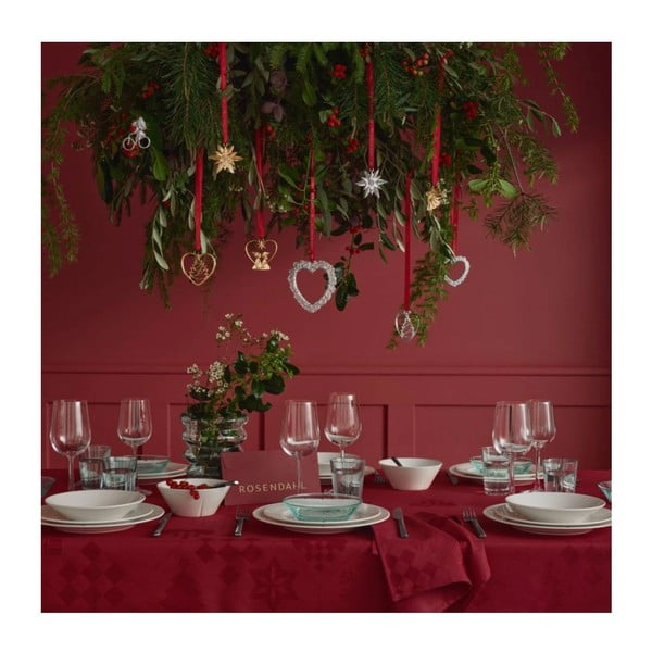 Damaszt asztalterítő karácsonyi mintával 150x220 cm Natale – Rosendahl-image-4
