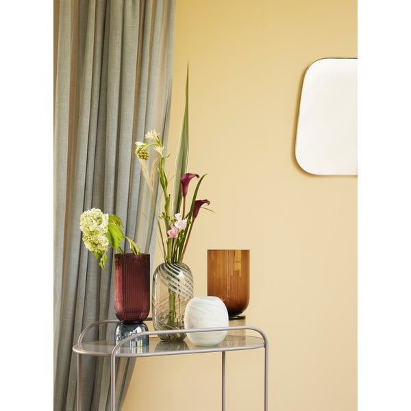 Lara szürke üveg váza, magasság 28 cm - Hübsch-image-2