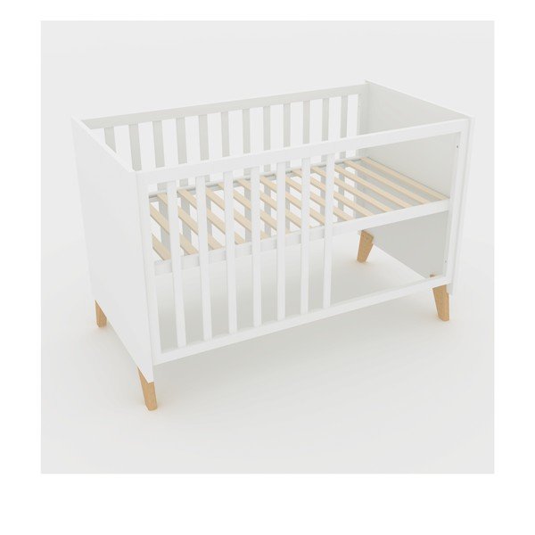 Fehér babaágy 60x120 cm Léon – Roba-image-3