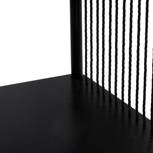 Fekete dohányzóasztal 40x80 cm Manila – Casa Selección-image-4