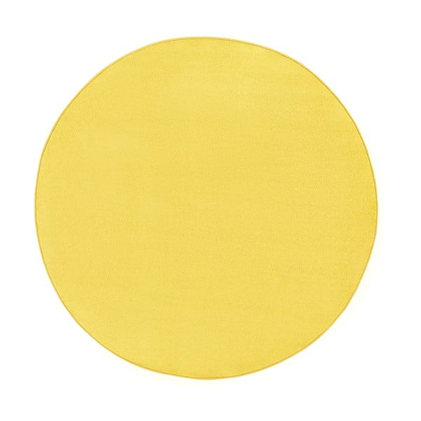 Sárga kerek szőnyeg ø 200 cm Fancy – Hanse Home