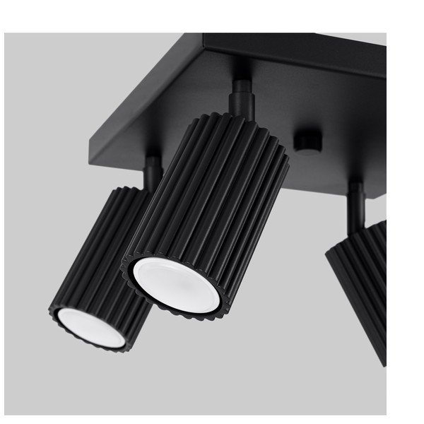 Fekete fém spotlámpa ø 6,5 cm Gleam – Sollux-image-4