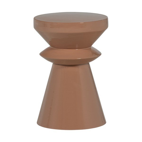 Fém tárolóasztal ø 30 cm Fedde – WOOOD