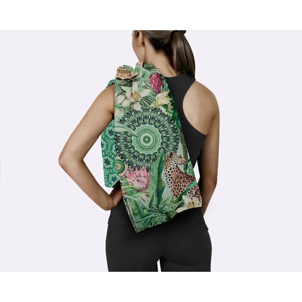 Zöld gyorsan száradó strandtörölköző 50x100 cm – HIP-image-2