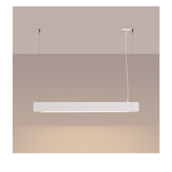 Fehér fém LED függőlámpa Nebula – Sollux-image-1