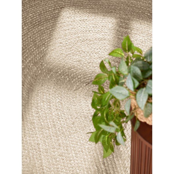 Krémszínű kétoldalas-kézi szövésű juta szőnyeg 160x230 cm Braided – Hanse Home-image-2