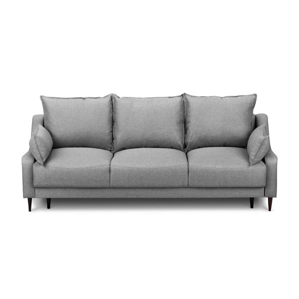 Ancolie szürke kihúzható kanapé, tárolóhellyel, 215 cm - Mazzini Sofas