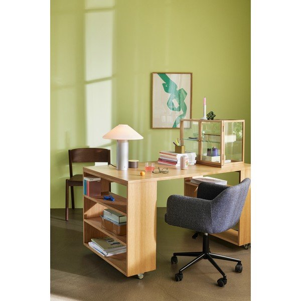 Natúr színű tálalószekrény tölgyfa dekorral 60x42x32 cm Poetic – Hübsch-image-4