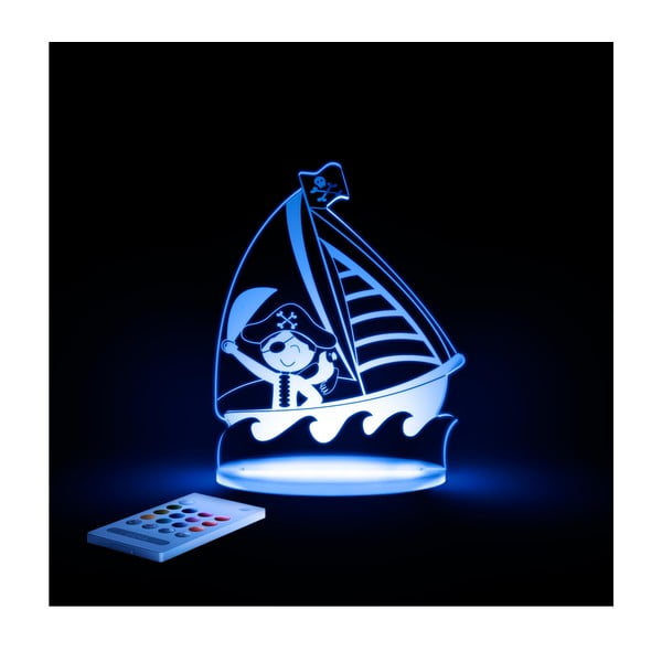Pirate LED éjjeli lámpa gyerekeknek - Aloka