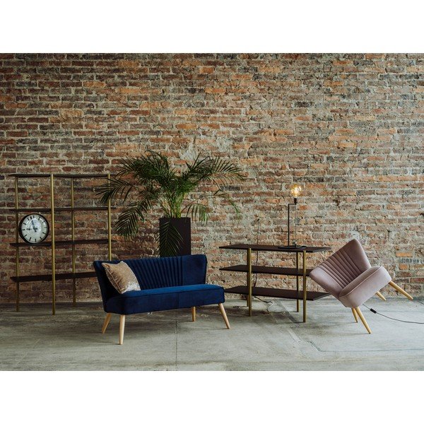 Fekete-aranyszínű könyvespolc 110x150 cm Rave - CustomForm-image-4