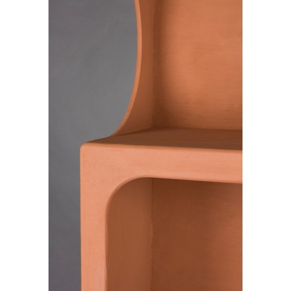 Terrakotta színű könyvespolc 60x181x37 cm Dundee – Dutchbone-image-4