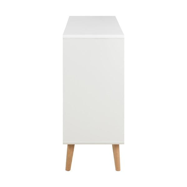 Fehér komód 135x90x40 cm Lowell – Actona-image-4