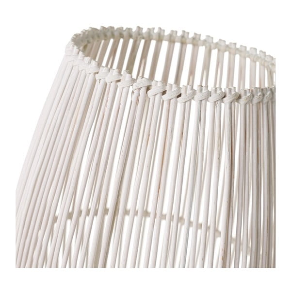 Fehér bambusz asztali lámpa bambusz búrával (magasság 29 cm) – Casa Selección-image-2