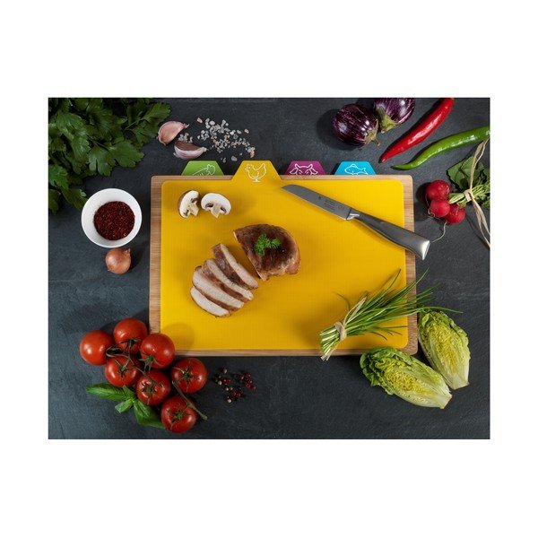 Bambusz vágódeszka 22,5x32,5 cm Bella – Wenko-image-1