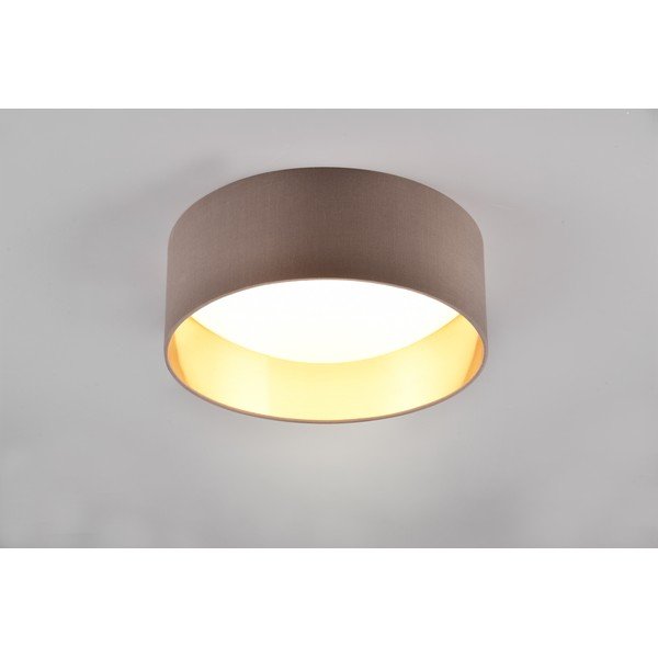 Világosbarna LED mennyezeti lámpa ø 30 cm Locarno – Reality-image-1