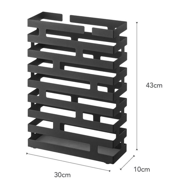 Himeji fekete esernyőtartó - YAMAZAKI-image-3