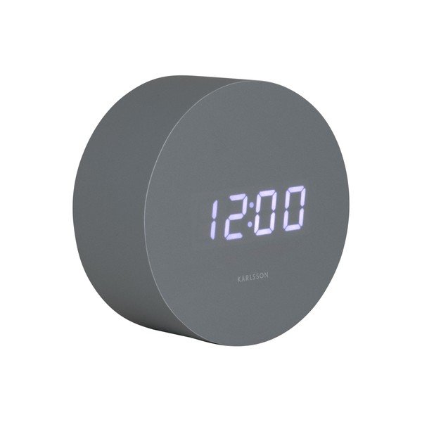 Digitális ébresztőóra ø 9 cm Spry Round – Karlsson-image-3