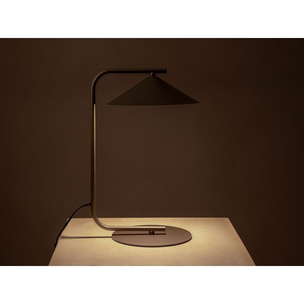 Barna fém asztali lámpa (magasság 42 cm) Nocte – Micadoni -image-1