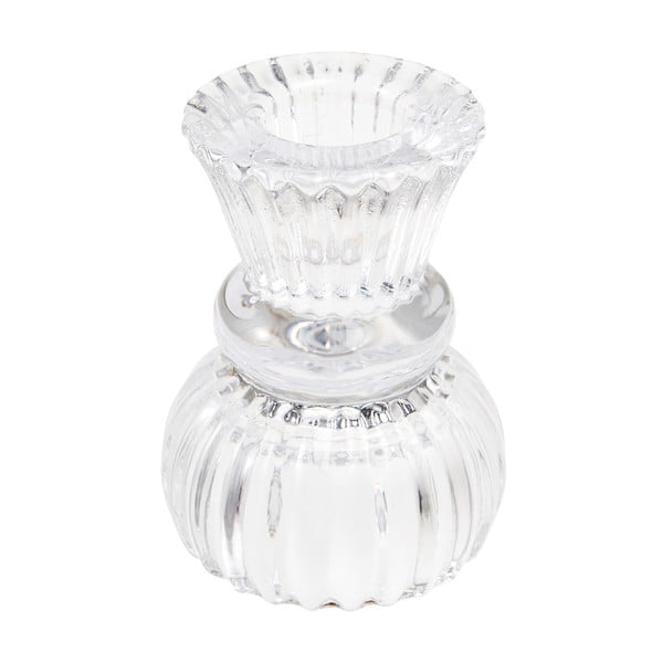 Alacsony üveg gyertyatartó - Rex London-image-1