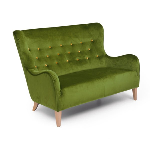 Medina zöld kanapé, 148 cm - Max Winzer