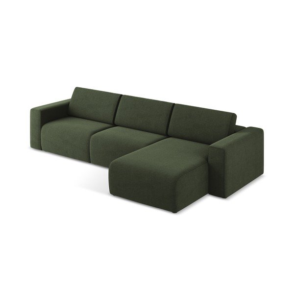 Zöld moduláris sarokkanapé (jobb oldali) Kalea – Makamii-image-3
