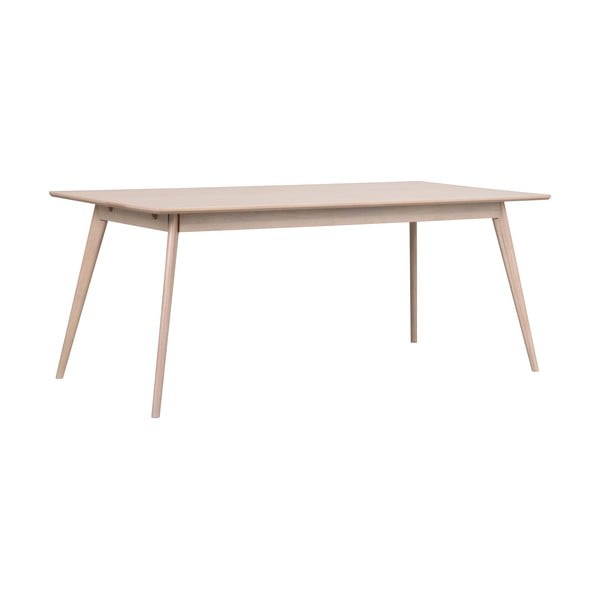 Bővíthető étkezőasztal tölgyfa dekoros asztallappal 190x90 cm Yumi - Rowico-image-3