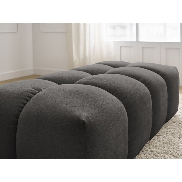 Sötétszürke zsenília lábtartó Everest – Bobochic Paris-image-4