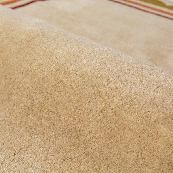 Natúr színű kézi szövésű gyapjú futószőnyeg 80x230 cm Lois – Flair Rugs-image-4