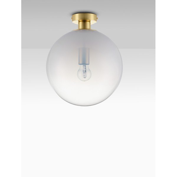 Fehér-aranyszínű üveg mennyezeti lámpa Vita – Nova Luce-image-2