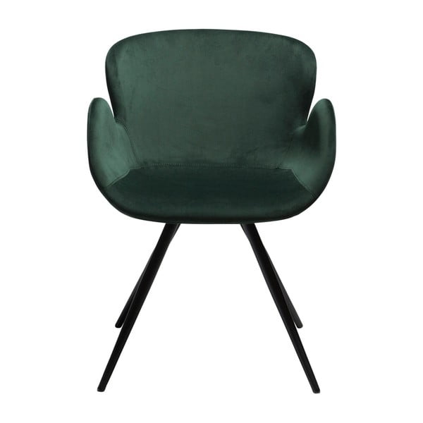 Zöld kárpitozott karfás étkezőfotel Gaia – DAN-FORM Denmark-image-4
