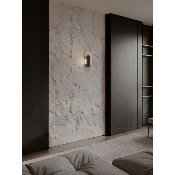 Matt fekete fém LED fali lámpa Vetrio – Nova Luce-image-2