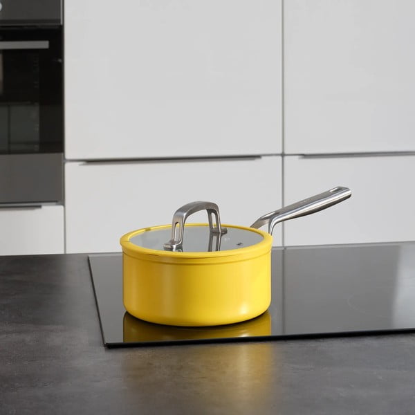 Indukciós tűzhelyhez alkalmas edény fedővel-kerámia felülettel 2,4 l Meda 3.0 – FABINI-image-1